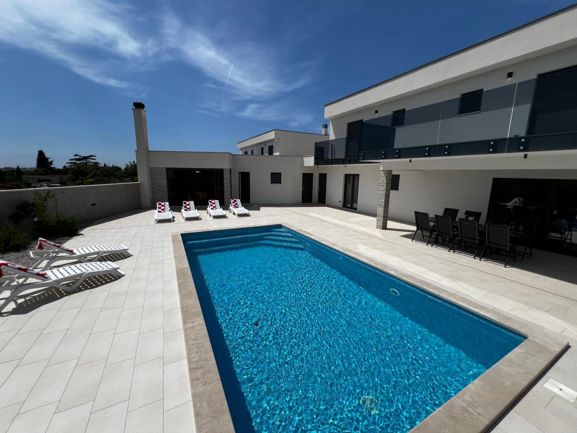 Villa Mare - Modern Villa With Swimming Pool And Jacuzzi Pula Exteriér fotografie